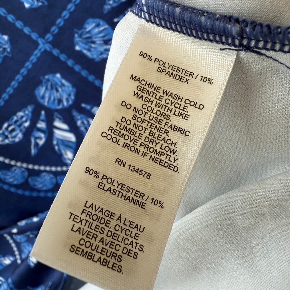 Vineyard Vines Sankaty Simple boatneck seashell medallion top size M - Picture 6 of 9